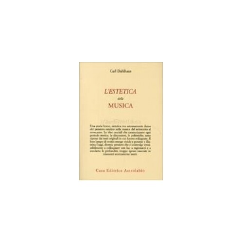 Libro estetica della - l'estetica, musica