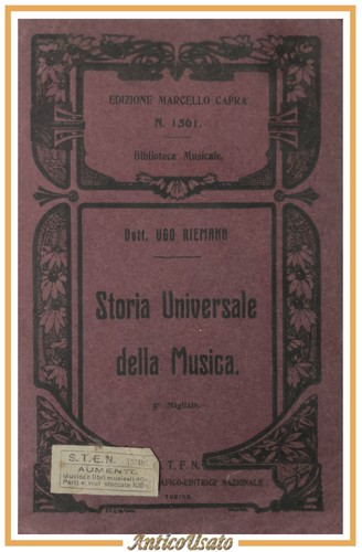 Storia universale della musica - universale,